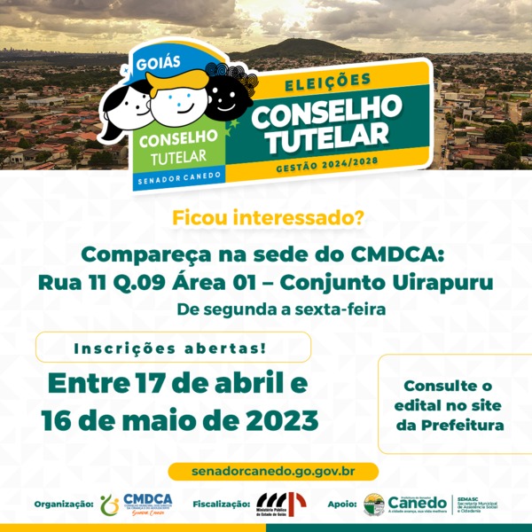 Campanha para eleição de conselheiros tutelares de Cascavel começou