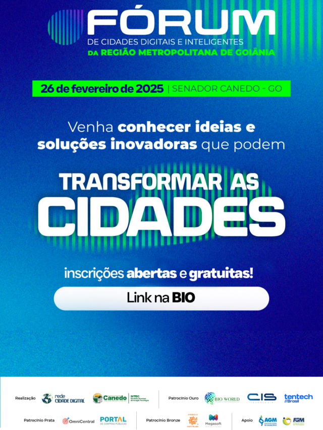Fórum de Cidades Digitais e Inteligentes
